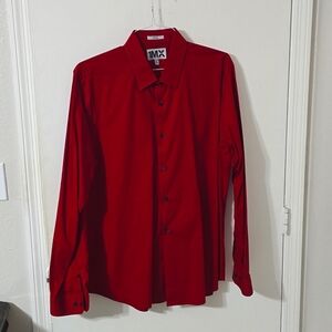 Express Men's Fitted Button Up Shirt